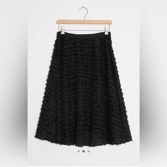 NWT Maeve x Anthropologie Grazie Textured Midi Skirt